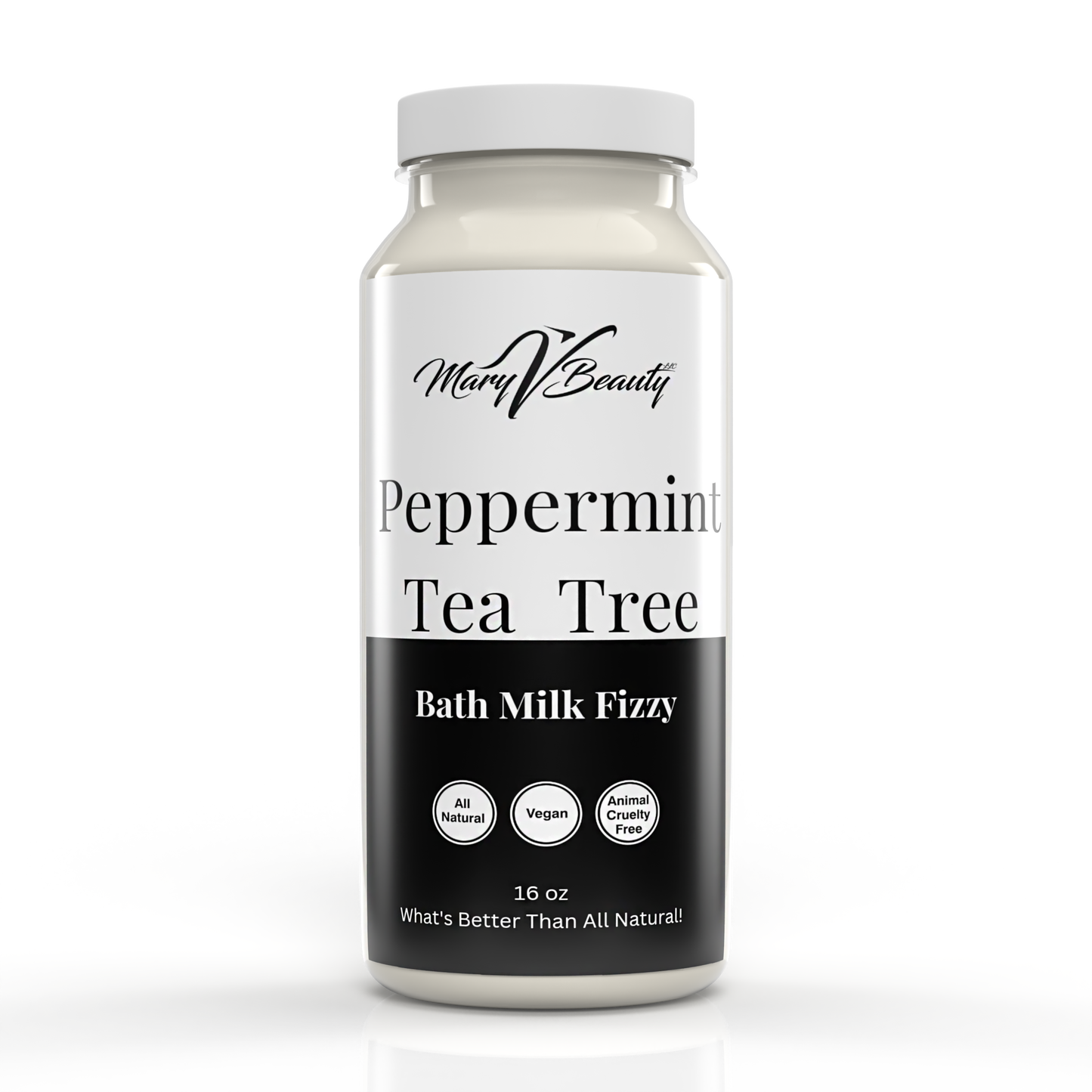 Peppermint Tea Tree Bath Milk Fizzy