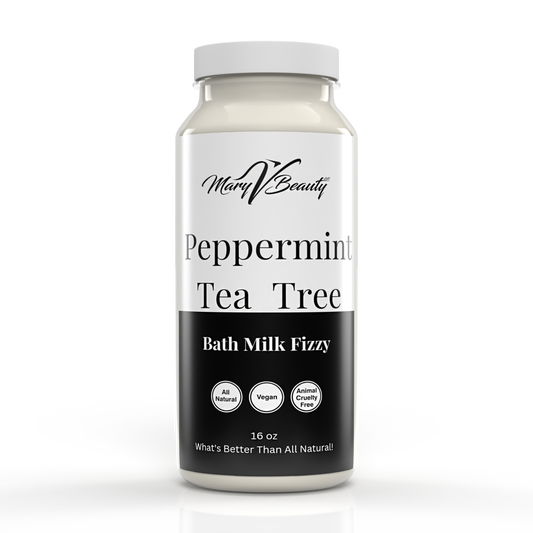 Peppermint Tea Tree Bath Milk Fizzy