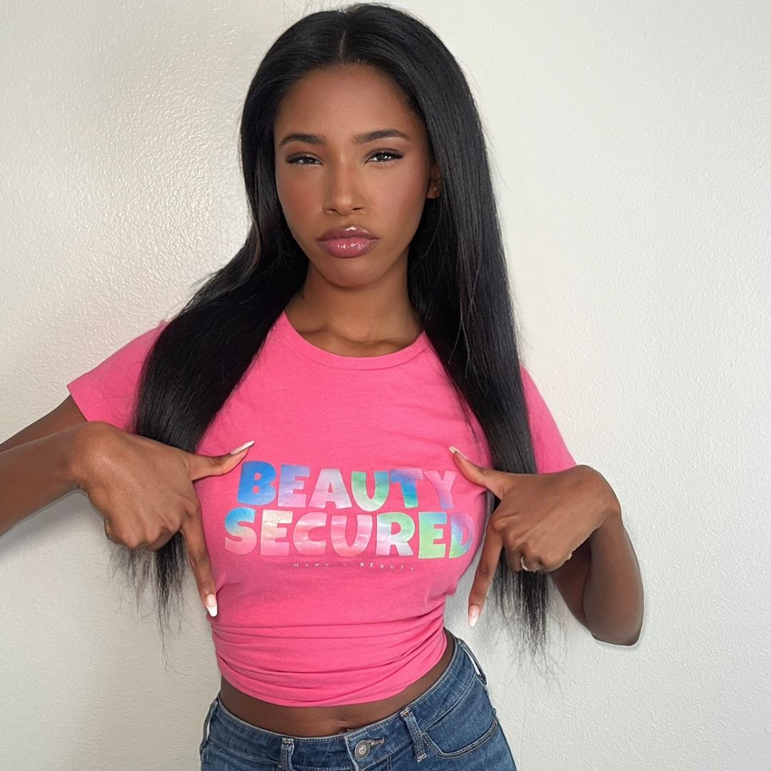 Hot Pink Beauty Secured T-shirt